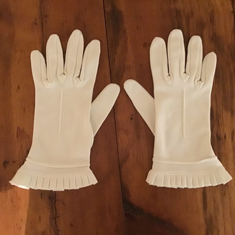 Vintage White Dress Gloves